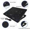 iMBAPrice Black Laptop Cooling Pad, Laptop Cooler with 5 Blue