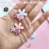 5WYOUKE Cherry Blossom Clip Paper Clip, Sakura Clip, Cute Bookmark,