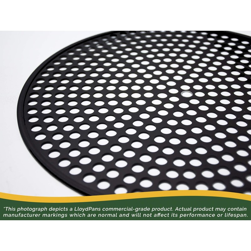 LloydPans Quik-Disks, Pre Seasoned PSTK, Perforated Pizza (1, 10 inch)