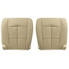 BuliBoao Driver & Passenger Bottom Microfiber Leather Seat Cover Fits
