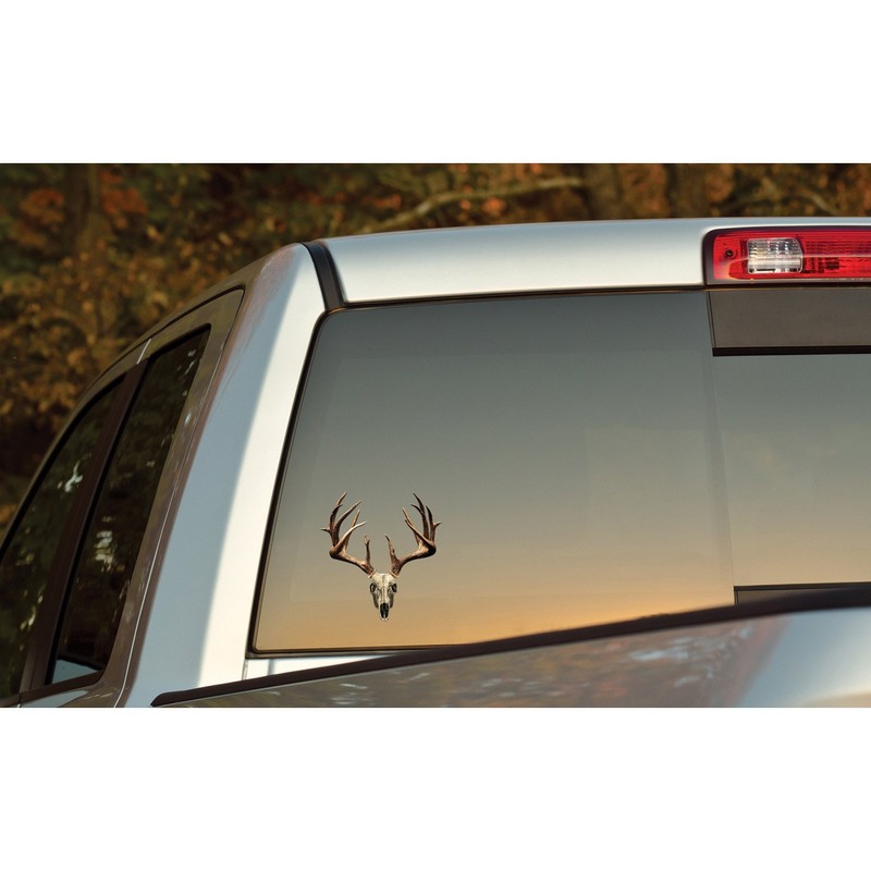 Mossy Oak Graphics 13021-S-NT Skull Series Small Whitetail Non-Typical Decal