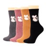 WUWYOUWL Women Wool Socks, Thermal Warm Winter Socks Thick Casual