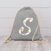 Shirtracer - Letter initials gift - S roses - gym