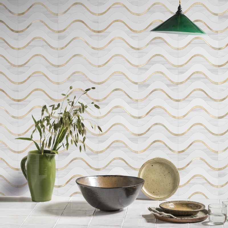 Vamos Tile 10-Sheet Peel and Stick Backsplash Seamless Tile,Stick on