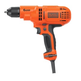 BLACK+DECKER 6.0 Amp 3/8 in. Electric Drill/Driver Kit (DR340C)