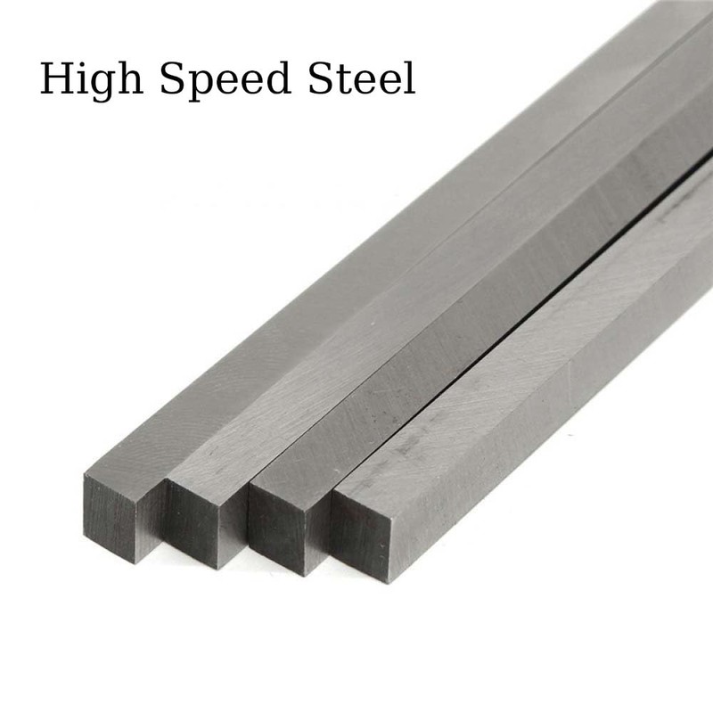 HSS Lathe Tool Bit, 5mm x 5mm x 200mm Square