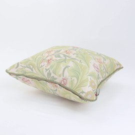 Kawashima Textile Celcom Morris Design Studio LL1714 Morris Design Studio Back Cover Leicester Acanthus Beige 17.7 x 17.7 inches (45 x 45 cm)