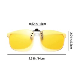 XIAMENHAALIM Clip on Sunglasses Flip Up Driving Glasses Fashionable Anti Glare Polarized Glasses for Outdoor Sports