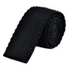 11Straps 織柄ニットタイ ネクタイ カジュアル ビジネス (黒)