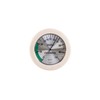 eliga Hygrometer silberfarben 135 mm in rundem Holzrahmen 170 mm