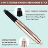 LGSZGDCN Green Eyeshadow stick Makeup Brush,Glitte Primer Palette Smooth Cream