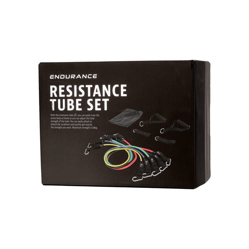 ENDURANCE Resistance Tube-E222046 Tube Set Black One Size