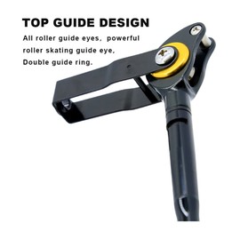 Topline Tackle 2-Pieces Deep Sea Fishing Rods, Topline Tackle Fishing Pole with 3+1 Roller Guides,Trolling Fishing Rod for Salt Water