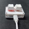 2 Key Gaming Keyboard Custom DIY Red Shaft Mini Mechanical