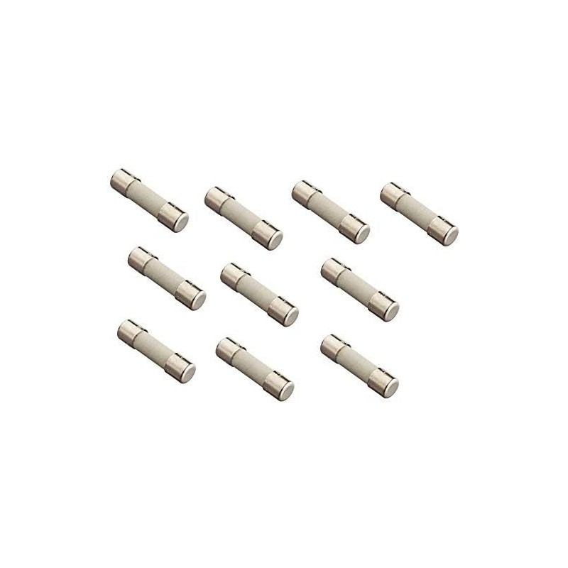 electrosmart Pack of 10 Fast/Quick Blow Ceramic Fuse - Size