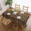 JRZHXYA Bamboo Print Tablecloth 54 x 72 Inch Zen Japanese