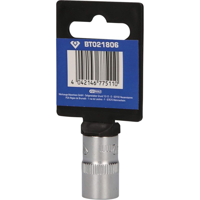 BRILLIANT TOOLS BT021806 3/8 Inch Hex Socket, 12 mm [Powered