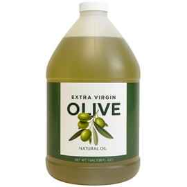 Healthy Harvest Extra Virgin Olive Oil – 1 Gallon, Cold Pressed, Non-GMO, Natural EVOO for Salad Dressings, Sautéing, Roasting & Cooking, Rich Flavor, Unfiltered, Nutrient-Dense