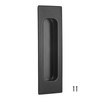 M METERXITY 1-Pack Recessed Finger Pulls, 4.72 Inch Stainless Steel