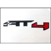 AT4 Door Emblem in Black & Red for 2019-2024 GMC