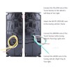 CZC AUTO 2PCS 12V LED Submersible Low Profile Rectangular Trailer