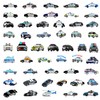 Pack of 50 Police Cars Stickers Pack Police Cars Sticker