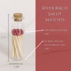 River Birch Cherry Red Tip Decorative Matches | 60+ Small