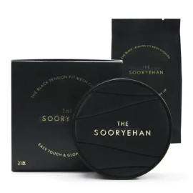 Suryuhan 수려한 더 블랙 텐션 핏 메쉬쿠션 13g-본품+리필 [23호-본품+리필] Sulwhasoo The Black Tension Fit Mesh Cushion 13g - Main + Refill [23 - Main + Refill]