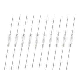 Aihasd Magnetic Reed Switch 2 x 14 mm No Magnetic Induction Switch Automatic Transparent Pack of 10