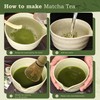 Myrthra 5PCS Matcha Whisk Set, Matcha Bowl with Spout, Bamboo