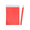 Avery Tyvek Paper Bracelets/Wristbands - Red- Tear-Proof - Ideal for