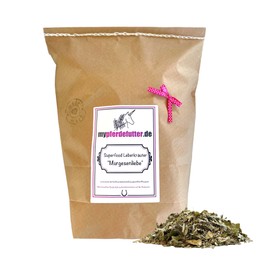 mypferdefutter Superfood Liver Herbs Murgesenliebe for Horses 100% Natural PUR - Free from Additives the Best for Your Murgesen - Metabolism, Natural Liver Function (500 g)