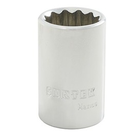 Surtek F5819M Dado métrico cuadro de 1/2", 12 puntas, 19 mm