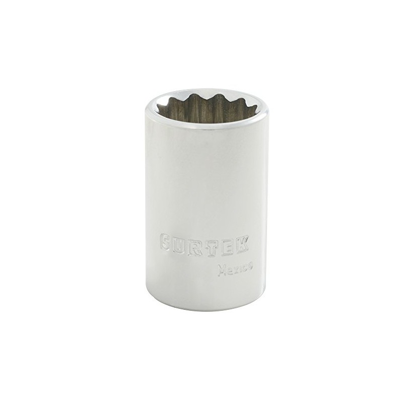 Surtek F5819M Dado métrico cuadro de 1/2", 12 puntas, 19