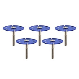 SHDIATOOL Diamond Cutting Disc Saw Blades with 5pcs 6MM Round Shank 50MM Cut Off Wheel Metal Cutter for Steel Tube Iron Rebar Abrasive Wheel 5pcs