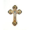 Holy Land Crafts Carved Wooden Crosses, Catholic Crucifix for Wall,