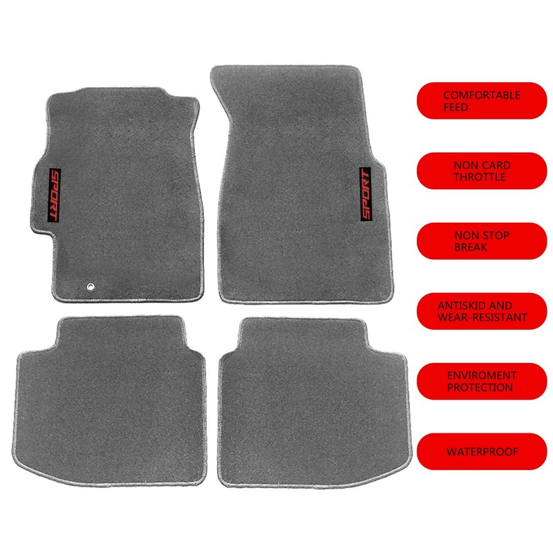 EVPROXP Floor Mats Compatible with 96-00 Civic, Factory Fitment Carpet