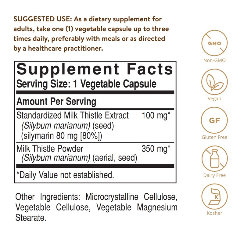 Solgar Milk Thistle Pack of 50