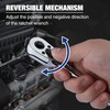 WORKPRO 3/8-Inch Drive Ratchet, Quick-Release Reversible Ratchet Wrench, 72-Tooth 3/8