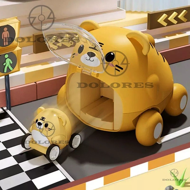 Dolores Juego Interactivo Coches Catapulta Juguete Para Niños