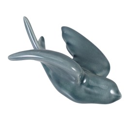 Levemolo Ceramic Swallow Wall Art Sculpture Stylish Hanging Bird Decor for Living Room Bedroom Dining Room Accent with Minimalist Design Unique Wall Decoration