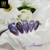 ❣Purple Reflection Handmade Nail Tips - Long Stiletto / ❣보라빛반사