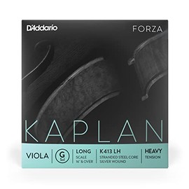 D'Addario Kaplan Forza Viola String - Single G String - K413 LH - Viola Strings - Long Scale, Heavy Tension