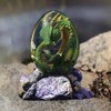 KKPLZZ Crystal Lava Dragon Eggs, Mysterious Dinosaur Eggs with Display