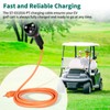 Charging Power Cord Compatible with Evolution ICON Golf Carts, 120V