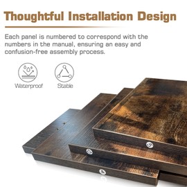 ShineMuse Indoor Plant Stand with Grow Light Tall 63 inch,Wood Tier Plant shelf large,with 3-head Dimmable LED Plant Grow Ligh,Plant Holder for Living Room,Corner,Patio