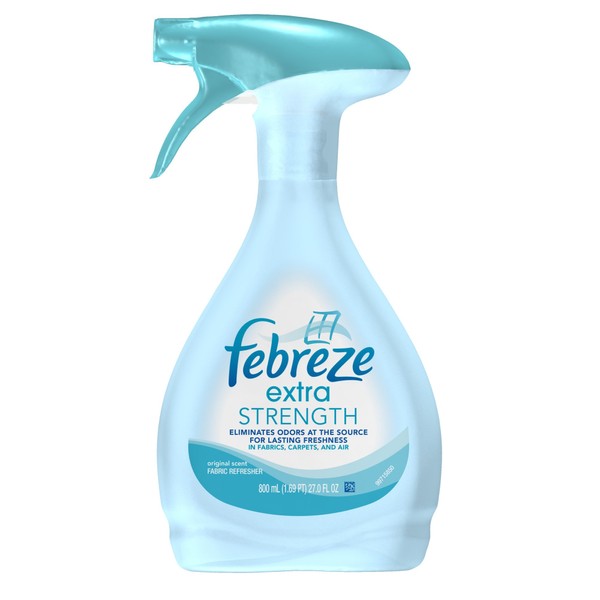 Febreze Fabric Refresher, Extra Strength, 27-Ounce (800 mL) Bottles (Pack of 6)