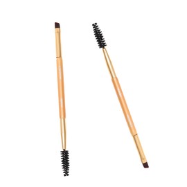 Healeved 3pcs Double Ended Eyebrow Brush Professional Eyelash Curler Spiral Brush Versatile Makeup Tools for Eyebrow and Lash Application