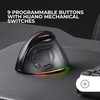 MARSGAMING MM-SK Wireless Vertical Gaming Mouse, Ergonomic RGB Chroma Lighting,