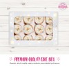 Gold Star Cupcake Box for 12 Cupcakes Foil